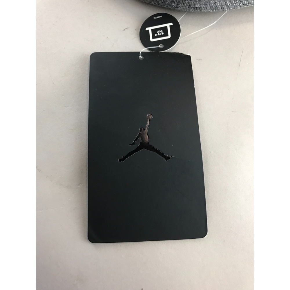NEW NIKE AIR JORDAN JUMPMAN BACKPACK GRAY 13"LAPTOP STORAGE BLACK SCHOOL BAG - Picture 12 of 14